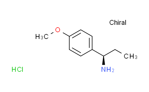 CAS No. 379711-94-1, [(1R)-1-(4-methoxyphenyl)propyl]amine hydrochloride