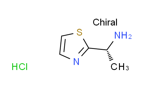 CAS No. 1427063-33-9, [(1R)-1-(1,3-thiazol-2-yl)ethyl]amine hydrochloride