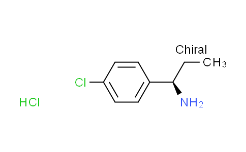 CAS No. 1448902-18-8, [(1R)-1-(4-chlorophenyl)propyl]amine hydrochloride
