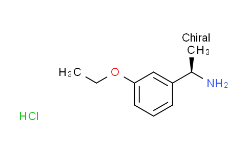 CAS No. 1213097-29-0, [(1R)-1-(3-ethoxyphenyl)ethyl]amine hydrochloride