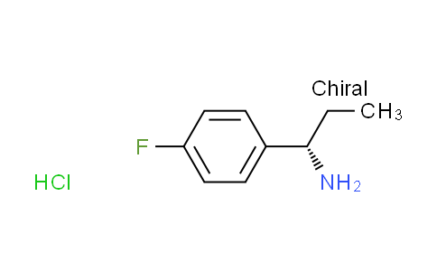 CAS No. 1145786-74-8, [(1S)-1-(4-fluorophenyl)propyl]amine hydrochloride