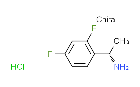 CAS No. 844647-37-6, [(1S)-1-(2,4-difluorophenyl)ethyl]amine hydrochloride