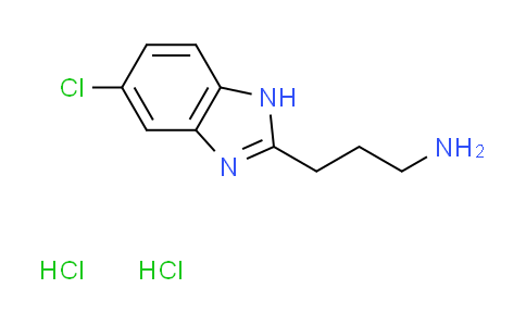 CAS No. 1158738-89-6, 3-(5-chloro-1H-benzimidazol-2-yl)propan-1-amine dihydrochloride