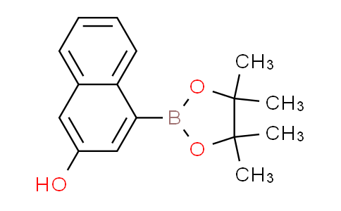 CAS No. 2043962-01-0, 4-(4,4,5,5-tetramethyl-1,3,2-dioxaborolan-2-yl)-2-naphthol