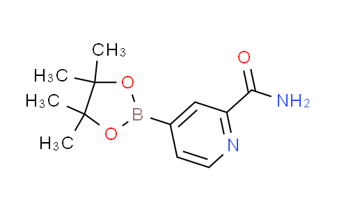 CAS No. 2096994-97-5, 4-(4,4,5,5-tetramethyl-1,3,2-dioxaborolan-2-yl)-2-pyridinecarboxamide