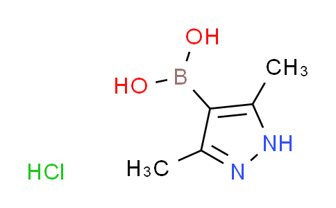 CAS No. 1162262-39-6, (3,5-dimethyl-1H-pyrazol-4-yl)boronic acid hydrochloride