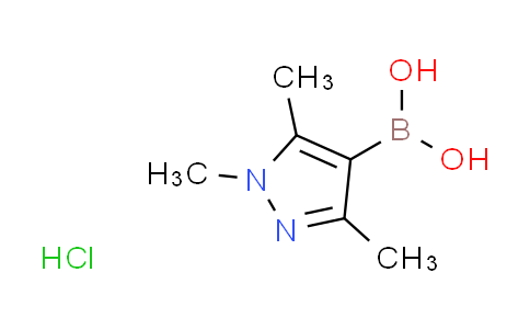 CAS No. 1162262-38-5, (1,3,5-trimethyl-1H-pyrazol-4-yl)boronic acid hydrochloride