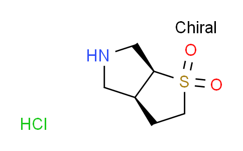 CAS No. 1320326-61-1, cis-hexahydro-2H-thieno[2,3-c]pyrrole 1,1-dioxide hydrochloride