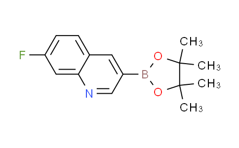 7-fluoro-3-(4,4,5,5-tetramethyl-1,3,2-dioxaborolan-2-yl)quinoline