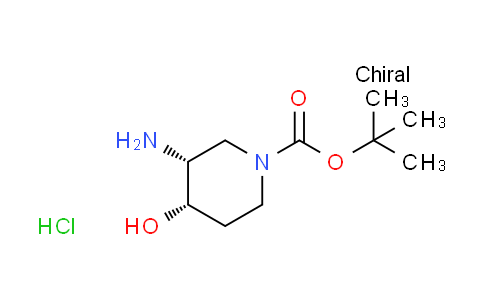 tert-butyl cis-3-amino-4-hydroxy-1-piperidinecarboxylate hydrochloride