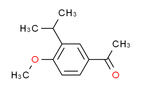 CAS No. 1634-64-6, 1-(3-isopropyl-4-methoxyphenyl)ethanone