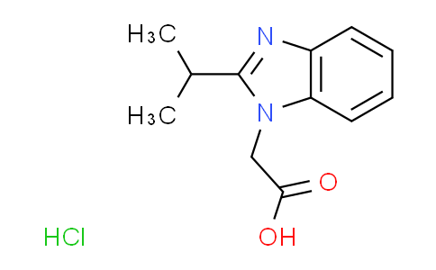 CAS No. 1185293-03-1, (2-isopropyl-1H-benzimidazol-1-yl)acetic acid hydrochloride