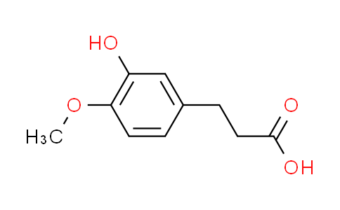CAS No. 1135-15-5, 3-(3-hydroxy-4-methoxyphenyl)propanoic acid