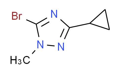 5-bromo-3-cyclopropyl-1-methyl-1H-1,2,4-triazole