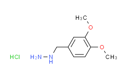 CAS No. 3903-96-6, (3,4-dimethoxybenzyl)hydrazine hydrochloride
