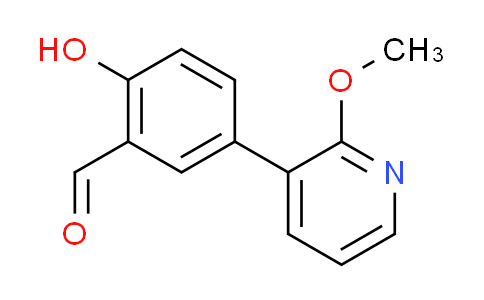 2-hydroxy-5-(2-methoxy-3-pyridinyl)benzaldehyde