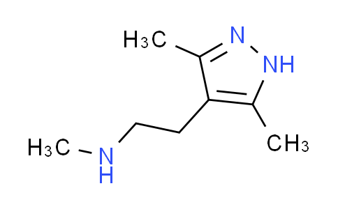CAS No. 401632-42-6, 2-(3,5-dimethyl-1H-pyrazol-4-yl)-N-methylethanamine