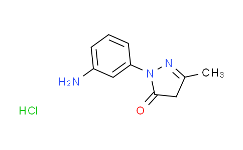 CAS No. 292151-88-3, 2-(3-aminophenyl)-5-methyl-2,4-dihydro-3H-pyrazol-3-one hydrochloride