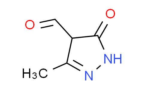 3-methyl-5-oxo-4,5-dihydro-1H-pyrazole-4-carbaldehyde