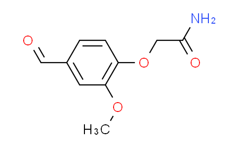 CAS No. 186685-89-2, 2-(4-formyl-2-methoxyphenoxy)acetamide