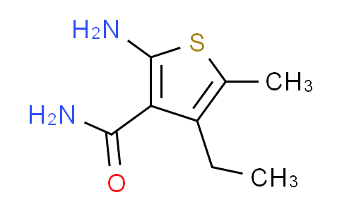 CAS No. 350996-89-3, 2-amino-4-ethyl-5-methylthiophene-3-carboxamide