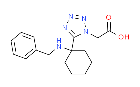 CAS No. 915920-47-7, {5-[1-(benzylamino)cyclohexyl]-1H-tetrazol-1-yl}acetic acid