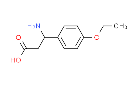 CAS No. 38499-22-8, 3-amino-3-(4-ethoxyphenyl)propanoic acid