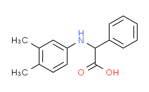 CAS No. 725252-91-5, [(3,4-dimethylphenyl)amino](phenyl)acetic acid