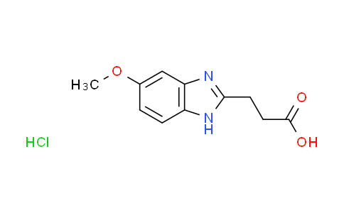 CAS No. 1185299-60-8, 3-(5-methoxy-1H-benzimidazol-2-yl)propanoic acid hydrochloride