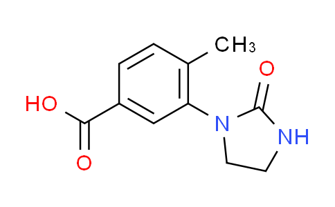 CAS No. 915922-14-4, 4-methyl-3-(2-oxoimidazolidin-1-yl)benzoic acid