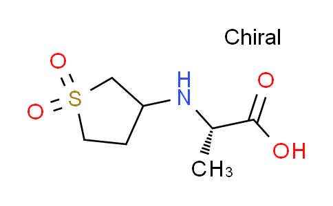 CAS No. 247109-40-6, N-(1,1-dioxidotetrahydro-3-thienyl)alanine