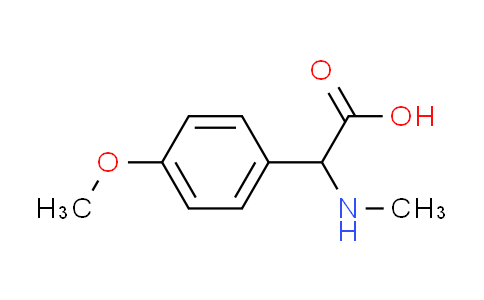 CAS No. 91012-98-5, (4-methoxyphenyl)(methylamino)acetic acid