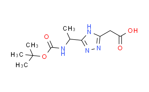 CAS No. 938459-15-5, (5-{1-[(tert-butoxycarbonyl)amino]ethyl}-4H-1,2,4-triazol-3-yl)acetic acid