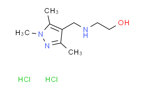 CAS No. 1049752-56-8, 2-{[(1,3,5-trimethyl-1H-pyrazol-4-yl)methyl]amino}ethanol dihydrochloride