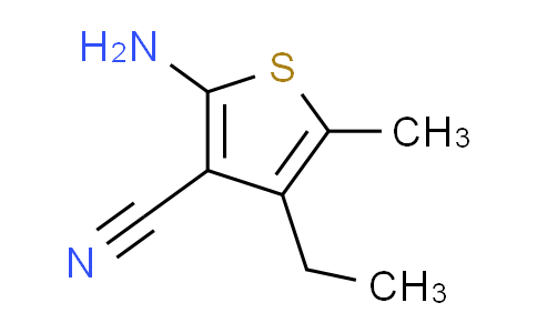 CAS No. 4651-92-7, 2-amino-4-ethyl-5-methylthiophene-3-carbonitrile