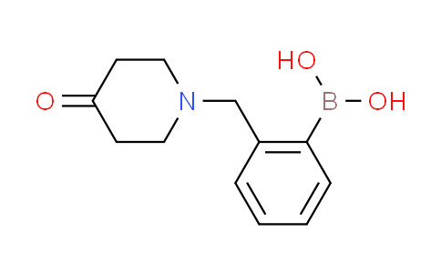 CAS No. 697739-42-7, {2-[(4-oxopiperidin-1-yl)methyl]phenyl}boronic acid