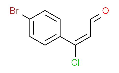 CAS No. 161891-31-2, (2E)-3-(4-bromophenyl)-3-chloroacrylaldehyde