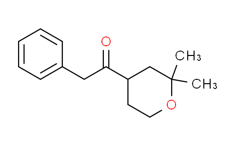 CAS No. 84360-52-1, 1-(2,2-dimethyltetrahydro-2H-pyran-4-yl)-2-phenylethanone
