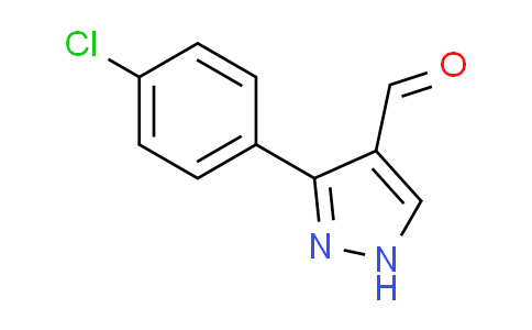 CAS No. 350997-67-0, 3-(4-chlorophenyl)-1H-pyrazole-4-carbaldehyde