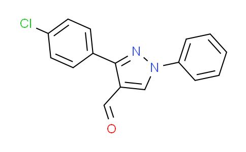 CAS No. 36663-00-0, 3-(4-chlorophenyl)-1-phenyl-1H-pyrazole-4-carbaldehyde