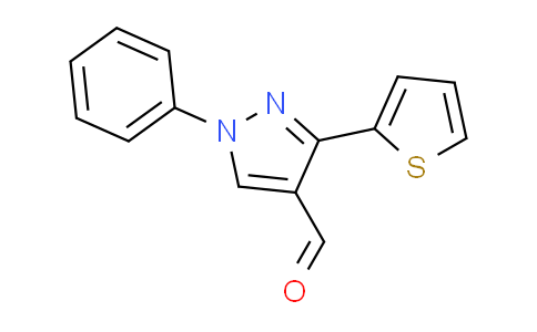 CAS No. 210825-11-9, 1-phenyl-3-(2-thienyl)-1H-pyrazole-4-carbaldehyde