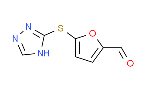 CAS No. 797807-53-5, 5-(4H-1,2,4-triazol-3-ylthio)-2-furaldehyde