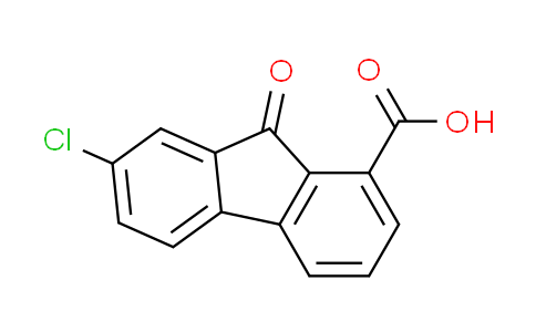 CAS No. 1673-28-5, 7-chloro-9-oxo-9H-fluorene-1-carboxylic acid