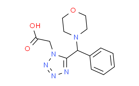 CAS No. 915922-69-9, {5-[morpholin-4-yl(phenyl)methyl]-1H-tetrazol-1-yl}acetic acid