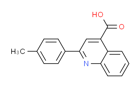 CAS No. 20389-05-3, 2-(4-methylphenyl)quinoline-4-carboxylic acid