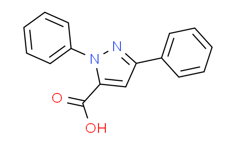 CAS No. 964-42-1, 1,3-diphenyl-1H-pyrazole-5-carboxylic acid