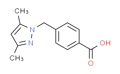 CAS No. 312531-87-6, 4-[(3,5-dimethyl-1H-pyrazol-1-yl)methyl]benzoic acid