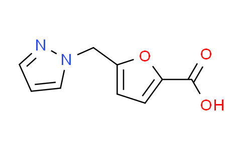 CAS No. 386736-99-8, 5-(1H-pyrazol-1-ylmethyl)-2-furoic acid