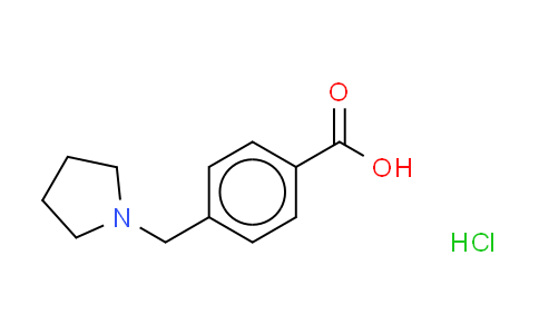 CAS No. 193968-71-7, 4-(1-pyrrolidinylmethyl)benzoic acid hydrochloride