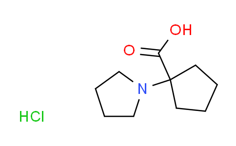 CAS No. 1390654-27-9, 1-(1-pyrrolidinyl)cyclopentanecarboxylic acid hydrochloride